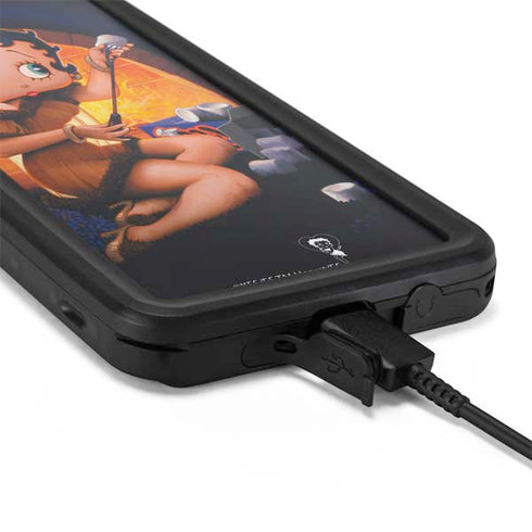 Betty Boop Roasting Marshmallows Galaxy S20 Plus Waterproof Case