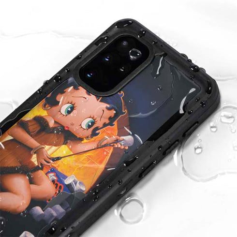 Betty Boop Roasting Marshmallows Galaxy S20 Plus Waterproof Case
