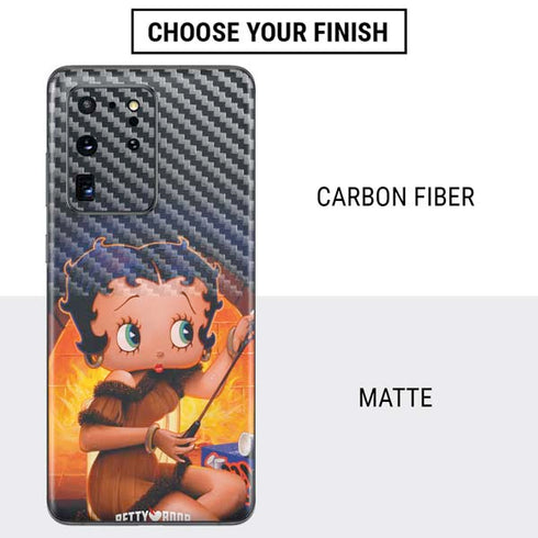 Betty Boop Roasting Marshmallows Galaxy S20 Ultra 5G Skin
