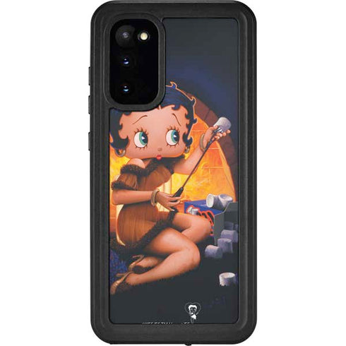 Betty Boop Roasting Marshmallows Galaxy S20 Waterproof Case