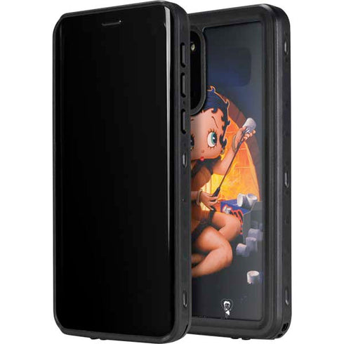 Betty Boop Roasting Marshmallows Galaxy S20 Waterproof Case
