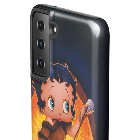 Betty Boop Roasting Marshmallows Galaxy S21 Plus 5G Pro Case