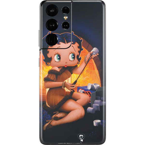 Betty Boop Roasting Marshmallows Galaxy S21 Ultra 5G Skin