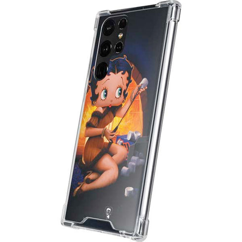 Betty Boop Roasting Marshmallows Galaxy S22 Ultra Clear Case