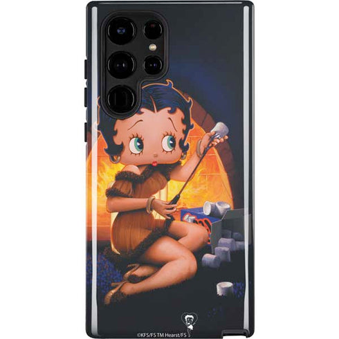 Betty Boop Roasting Marshmallows Galaxy S22 Ultra Pro Case