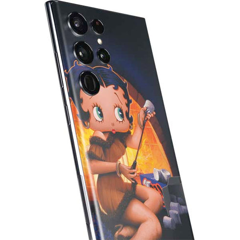 Betty Boop Roasting Marshmallows Galaxy S22 Ultra Skin