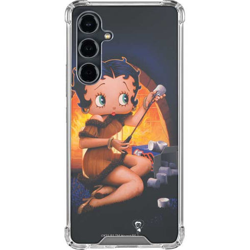 Betty Boop Roasting Marshmallows Galaxy S23 FE Clear Case