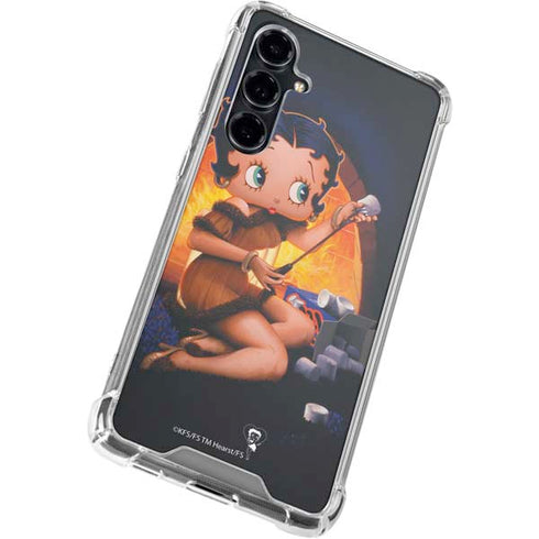 Betty Boop Roasting Marshmallows Galaxy S23 FE Clear Case