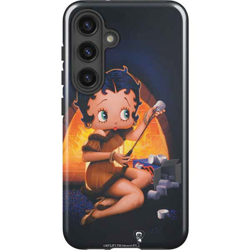 Betty Boop Roasting Marshmallows Galaxy S24 Plus Impact Case