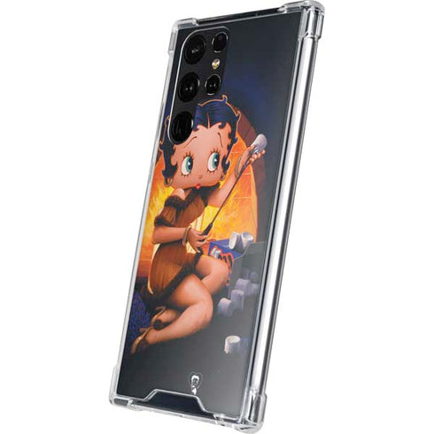 Betty Boop Roasting Marshmallows Galaxy S24 Ultra Clear Case