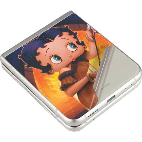 Betty Boop Roasting Marshmallows Galaxy Z Flip3 5G Skin