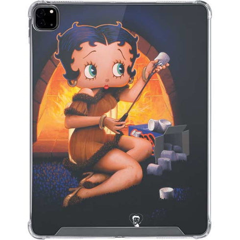 Betty Boop Roasting Marshmallows iPad Pro 12.9in (2020) Clear Case