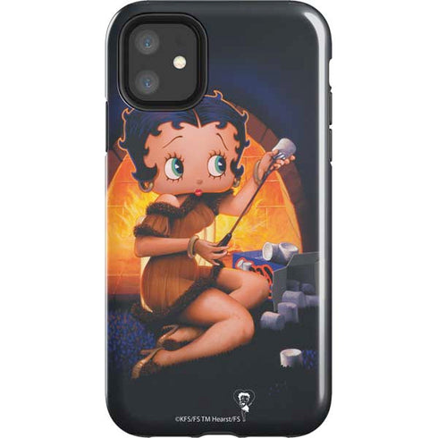 Betty Boop Roasting Marshmallows iPhone 11 Impact Case