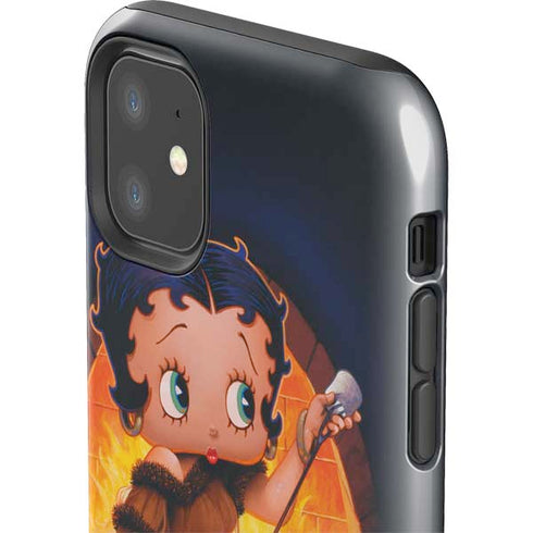 Betty Boop Roasting Marshmallows iPhone 11 Impact Case