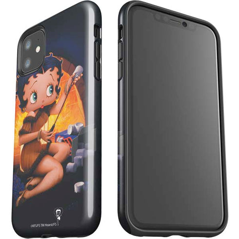Betty Boop Roasting Marshmallows iPhone 11 Impact Case