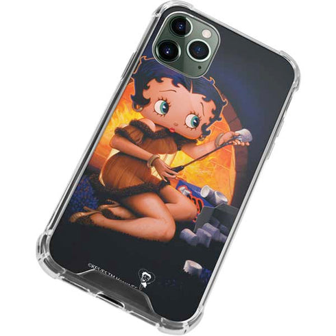 Betty Boop Roasting Marshmallows iPhone 11 Pro Max Clear Case