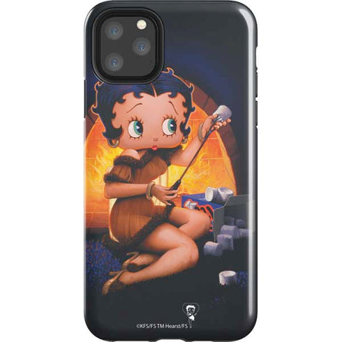 Betty Boop Roasting Marshmallows iPhone 11 Pro Max Impact Case