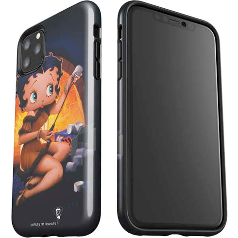Betty Boop Roasting Marshmallows iPhone 11 Pro Max Impact Case