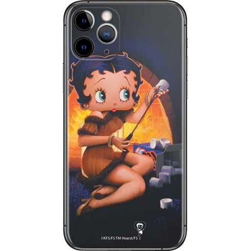 Betty Boop Roasting Marshmallows iPhone 11 Pro Skin