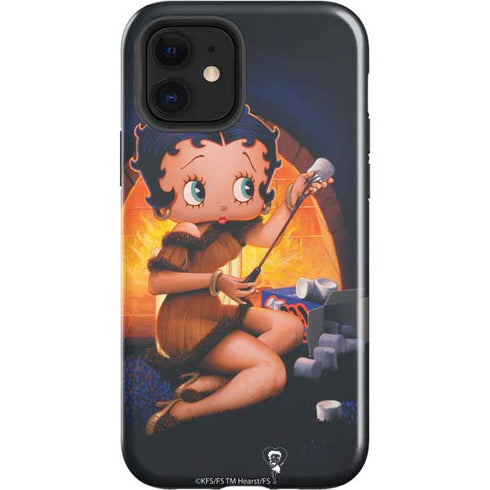 Betty Boop Roasting Marshmallows iPhone 12 Impact Case