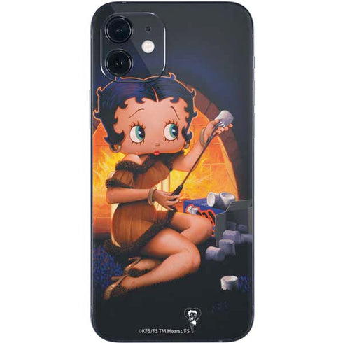 Betty Boop Roasting Marshmallows iPhone 12 Mini Skin