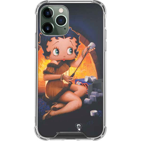 Betty Boop Roasting Marshmallows iPhone 12 Pro Clear Case