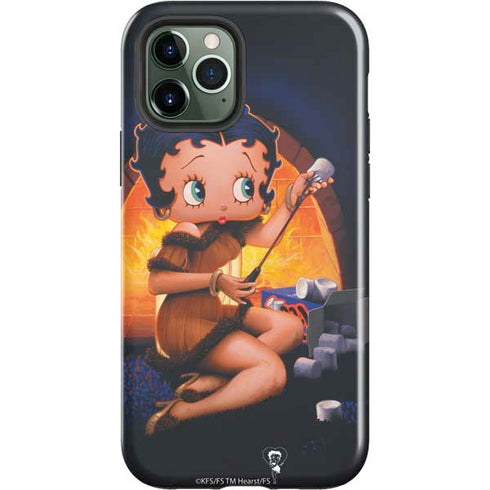 Betty Boop Roasting Marshmallows iPhone 12 Pro Max Impact Case