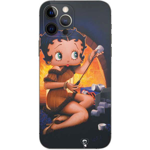 Betty Boop Roasting Marshmallows iPhone 12 Pro Skin