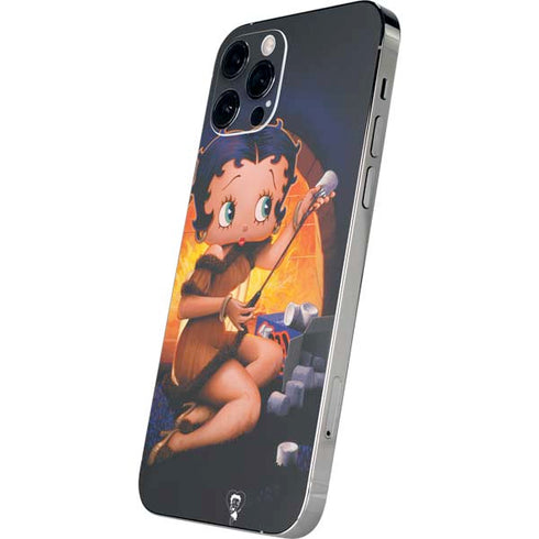 Betty Boop Roasting Marshmallows iPhone 12 Pro Skin