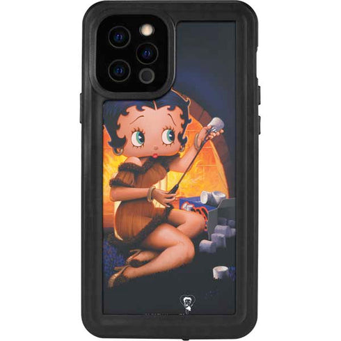 Betty Boop Roasting Marshmallows iPhone 12 Pro Waterproof Case