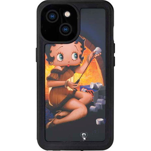 Betty Boop Roasting Marshmallows iPhone 13 Mini Waterproof Case