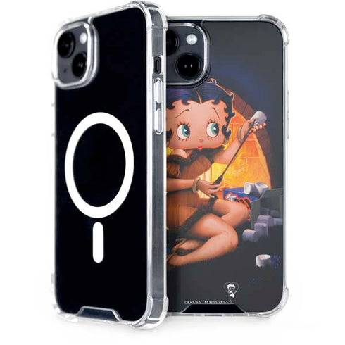 Betty Boop Roasting Marshmallows iPhone 14 MagSafe Case