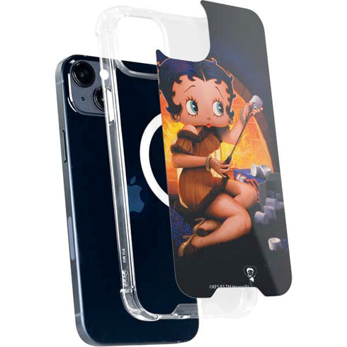 Betty Boop Roasting Marshmallows iPhone 15 Plus MagSafe Case