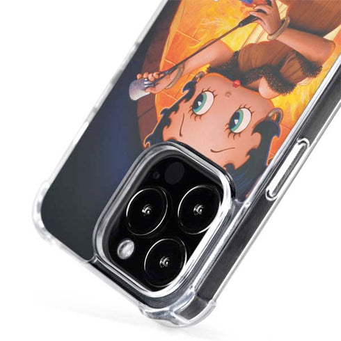 Betty Boop Roasting Marshmallows iPhone 15 Pro MagSafe Case
