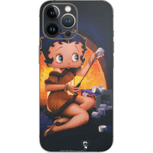 Betty Boop Roasting Marshmallows iPhone 14 Pro Max Skin