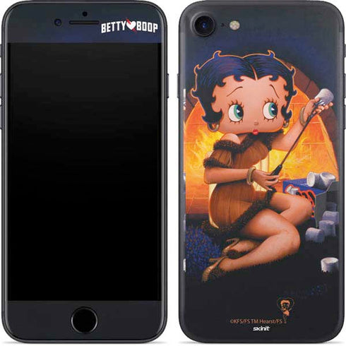 Betty Boop Roasting Marshmallows iPhone 7 Skin