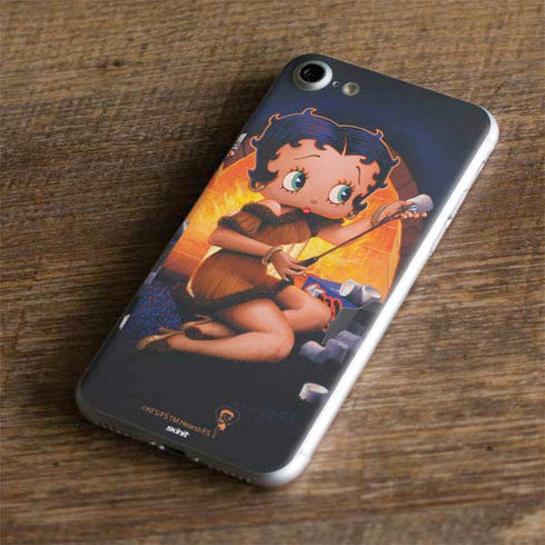 Betty Boop Roasting Marshmallows iPhone 8 Skin
