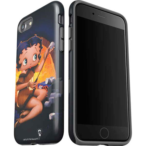 Betty Boop Roasting Marshmallows iPhone SE (2nd & 3rd Gen) Pro Case