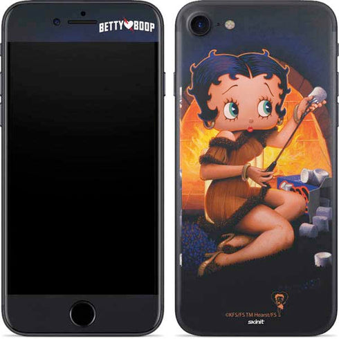 Betty Boop Roasting Marshmallows iPhone SE (2nd & 3rd Gen) Skin