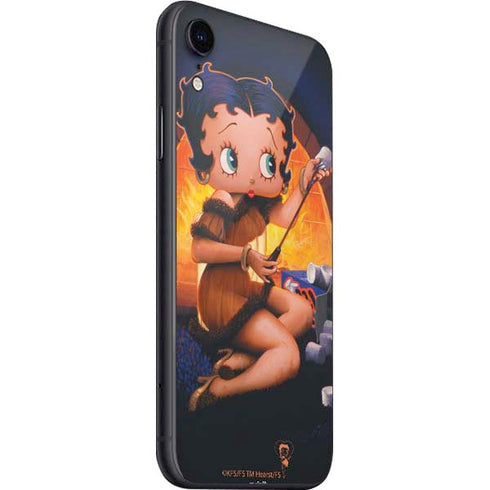 Betty Boop Roasting Marshmallows iPhone SE (2nd & 3rd Gen) Skin