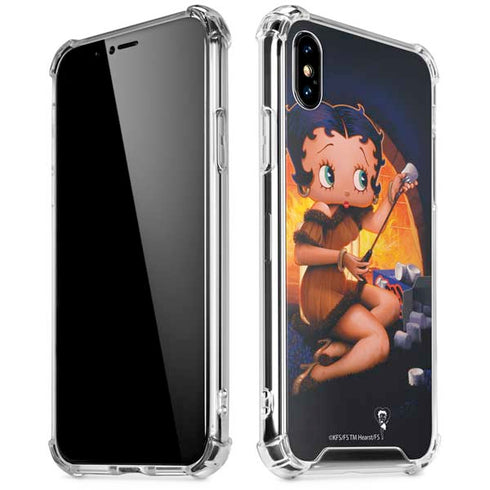 Betty Boop Roasting Marshmallows iPhone XS Max Clear Case