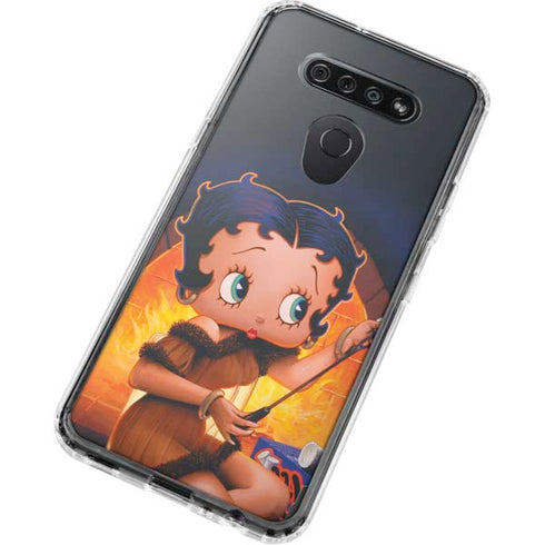 Betty Boop Roasting Marshmallows LG K51/Q51 Clear Case