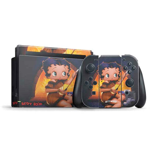 Betty Boop Roasting Marshmallows Nintendo Switch Bundle Skin