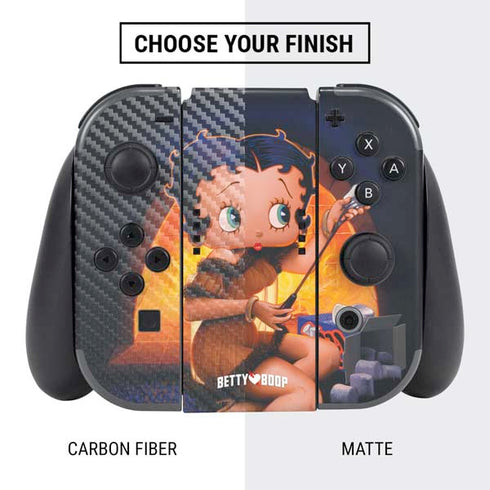 Betty Boop Roasting Marshmallows Nintendo Switch Bundle Skin