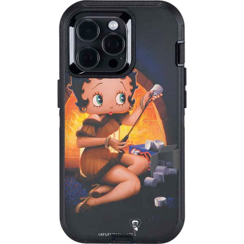 Betty Boop Roasting Marshmallows Otterbox Defender iPhone Skin