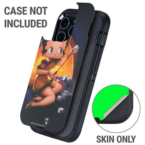Betty Boop Roasting Marshmallows Otterbox Defender iPhone Skin