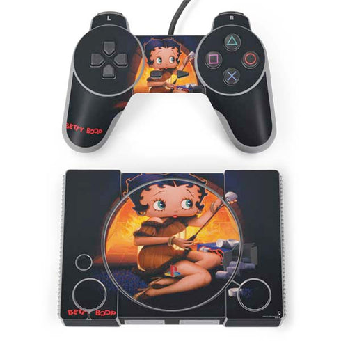 Betty Boop Roasting Marshmallows PlayStation Classic Bundle Skin