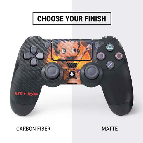 Betty Boop Roasting Marshmallows PS4 Controller Skin