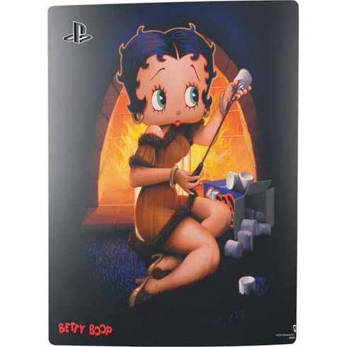 Betty Boop Roasting Marshmallows PS5 Digital Edition Console Skin