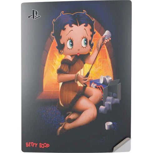 Betty Boop Roasting Marshmallows PS5 Digital Edition Console Skin